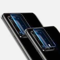 Per Huawei P40 mocolo 0.15mm 9H 2.5D Round Edge Fotocamera posteriore Pellicola in vetro temperato (trasparente)