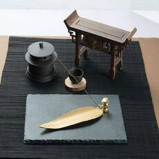 Sandalo Incenso Sticks Ornaments Leaf Incenso Artigianato, Dimensioni: grande (oro)