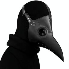 HG065 Halloween Dress Up Props Maschera a forma di becco, dimensioni: 30 x 25 cm (nero)