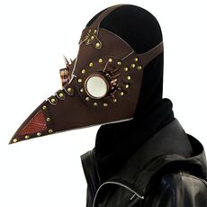HG073 Maschera di Halloween a forma di becco dagli occhiali spinato