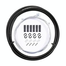 Set di tubi freno in PVC con testa cilindrica 7 in 1 per mountain bike (nero)
