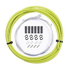 Set tubi freno in PVC con testa cilindrica 7 in 1 per mountain bike (verde)
