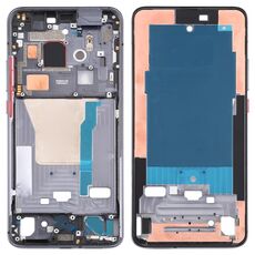 Piastra per cornice LCD con cornice anteriore con tasti laterali per Xiaomi Redmi K30 Pro (nero)