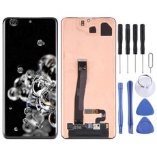 Schermo LCD AMOLED dinamico originale per Galaxy S20 Ultra 4G con assemblaggio completo di digitalizzatore (nero)