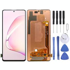 Schermo LCD originale Super AMOLED per Galaxy Note10 Lite con assemblaggio completo di digitalizzatore (nero)
