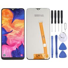 Schermo LCD originale PLS TFT per Galaxy A10e con assemblaggio completo di digitalizzatore (nero)