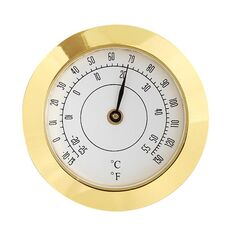 Custodia per violino / chitarra ad alta precisione da 38 mm / Termometro per sigari, Stile: Termometro