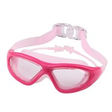 J8150 Occhialini da nuoto impermeabili per adulti antiappannamento con protezione per gli occhi piatti con tappi per le orecchie