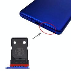 Per vassoio della scheda SIM OnePlus 8 Pro + vassoio della scheda SIM (blu)