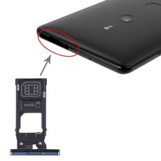 Vassoio scheda SIM + vassoio scheda micro SD per Sony Xperia XZ3 (verde)