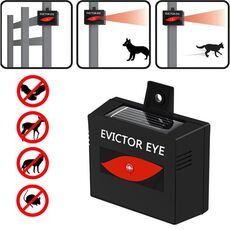 2 pezzi / confezione Repeller solare Ranch Farm Wild Hawkeye Animal Repeller