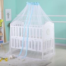 Zanzariera leggera a cupola per culla, dimensioni: 4,2x1,6 metri, stile: zanzariera laterale fiore