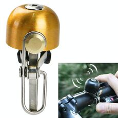 Campanello per bicicletta Campana in rame retrò Accessori per ciclismo (oro)