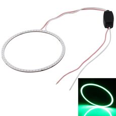 90mm 5W 180LM Angel Eyes Cerchi Faro per auto COB Luci LED per veicoli, DC 12-24V (luce verde)