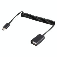 Mini 5 pin maschio a femmina Primavera USB Laptop cavo di ricarica