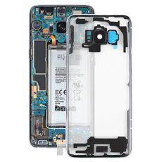 Per Samsung Galaxy S8 / G950 G950F G950FD G950U G950A G950P G950T G950V G950R4 G950W G9500 Coperchio posteriore batteria trasparente con copriobiettivo fotocamera (trasparente)