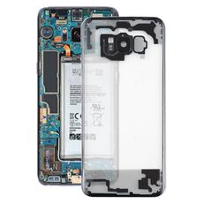 Per Samsung Galaxy S8 + / G955 G955F G955FD G955U G955A G955P G955T G955V G955R4 G955W G9550 Coperchio posteriore batteria trasparente con copriobiettivo fotocamera (trasparente)