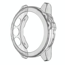 Adatto per Garmin Fenix ​​5x & 5x Plus Caso di orologio TPU trasparente (bianco trasparente)