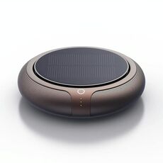 Purificatore d'aria solare per auto a ioni negativi di rimozione della formaldeide intelligente (oro)