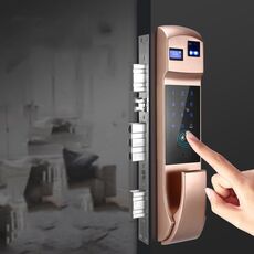 Impronta digitale completamente automatica Blocco password Intelligente antifurto elettronico domestico Carta di credito Sblocco automatico e disattivazione dell'app