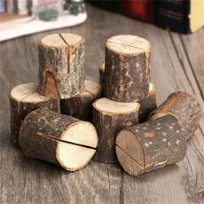 10 PCS Log Stump Photo Photo Clip Home Creativo FAI DA TE Ornamenti decorativi Shooting Puntelli
