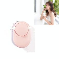 Ventilatore di ricarica USB Ventilatore pigro senza spazzole con collo appeso al collo (rosa angelo)