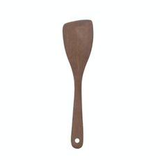 Utensili da cucina a spatola in legno con manico lungo non verniciati, stile: vanga obliqua