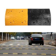 Speed ​​Bump in gomma ondulata, dimensioni: 100x38x5cm