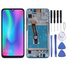 Schermo LCD OEM per Huawei Honor 10 Lite Digitizer Assemblaggio completo con cornice (blu)