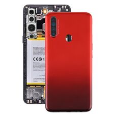 Per il coperchio posteriore della batteria OPPO A8 (rosso)