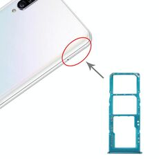 Per Samsung Galaxy A30s Vassoio scheda SIM + Vassoio scheda SIM + Vassoio scheda micro SD (verde)