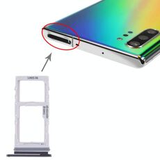 Per Samsung Galaxy Note10+ Vassoio scheda SIM + Vassoio scheda SIM / Vassoio scheda micro SD (Nero)