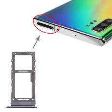 Vassoio per scheda SIM/micro SD per Samsung Galaxy Note10+ (nero)