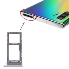 Per Samsung Galaxy Note10+ Vassoio scheda SIM / Vassoio scheda micro SD (grigio)