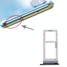 Per Samsung Galaxy S20 Vassoio per scheda SIM + Vassoio per scheda SIM / Vassoio per scheda Micro SD (Nero)