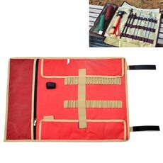 Borsa per attrezzi da campeggio grande per campeggio all'aperto Borsa per attrezzi per martello da tenda (rossa)