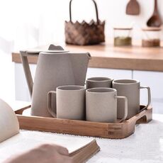 Personalità Set da tè retrò ceramica creativa, Stile: Set di acqua in terracotta