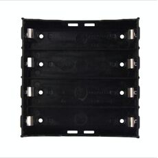 10 PCS Pin-tipo Power Battery Shrapnel Slot Holder immagazzinaggio della scatola di caso per 4 x 18.650 batteria