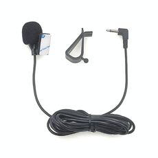 ZJ015MR Microfono con testina angolare mono da 2,5 mm per navigazione per auto, microfono esterno in pasta, lunghezza: 3 m