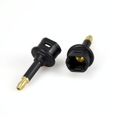 EMK Piazza Porta Round conversione fibra ottica capo Port Audio Adapter Adapter