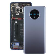 Per OnePlus 7T Cover posteriore batteria originale con copriobiettivo fotocamera (argento)