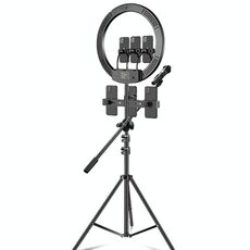 18 pollici + 6 clip Phone + microfono Polo dimmerabili temperatura di colore anello LED di riempimento luce radiocronaca avrà impostato con 2,1 m treppiede, CN Plug