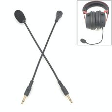 ZJ033MR-03 Microfono live con scheda audio per cuffie da gioco con spinotto diritto da 17 cm e 3,5 mm
