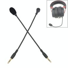 ZJ033MR-03 Microfono live con scheda audio per cuffie da gioco con spina diritta da 17 cm e 3,5 mm