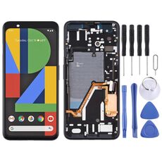Schermo LCD e digitalizzatore assemblaggio completo con cornice per Google Pixel 4XL (nero)