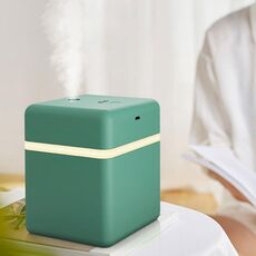 Umidificatore atomizzatore a mano pulita con spruzzatore automatico a induzione con sterilizzatore ad alcool 600ML (verde)