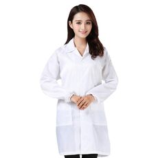 Electronic Factory Anti Static Blue Abbigliamento antipolvere Stripe Abbigliamento antipolvere, Taglia: M (Bianco)