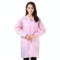 Electronic Factory Anti Static Blue Abbigliamento antipolvere Stripe Abbigliamento antipolvere, Taglia: XL (Rosa)