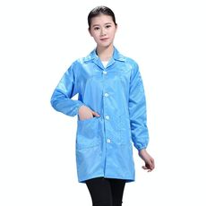 Electronic Factory Anti Static Blue Abbigliamento antipolvere Stripe Abbigliamento antipolvere, Taglia: XXL (Blu)
