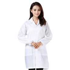 Electronic Factory Anti Static Blue Abbigliamento antipolvere Stripe Abbigliamento antipolvere, Taglia: XXXL (Bianco)